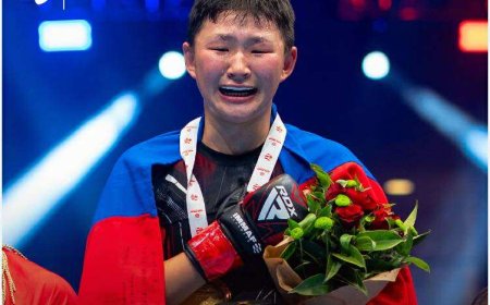 Холимог тулааны залуучуудын ДАШТ-ээс АЛТАН медаль хүртсэн Б.Алтанчимэг эх орондоо ирлээ