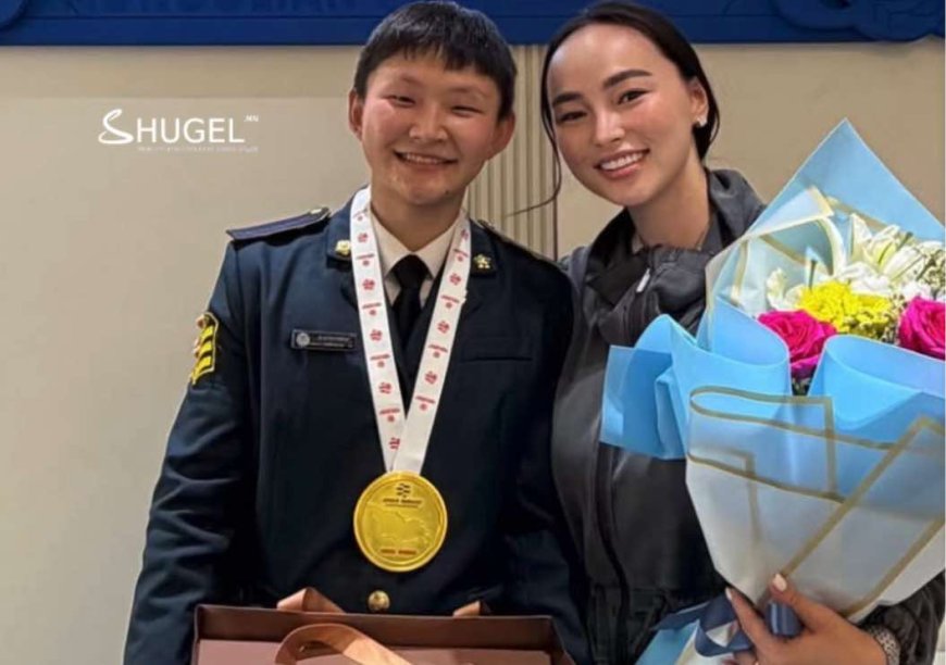 Холимог тулааны шинэхэн дэлхийн аварга Б.Алтанчимэгт амалсан ёсоороо 10 сая төгрөгийн мялаалгаа өгчээ